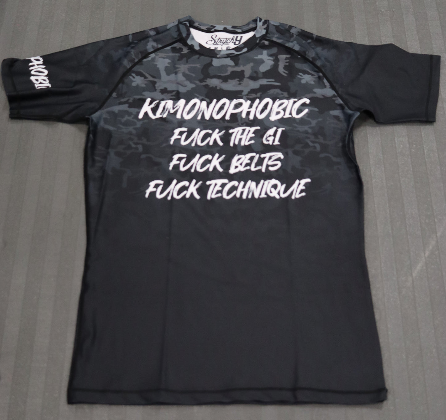 Kimonophobic Uncensored Short Sleeve Rashguard